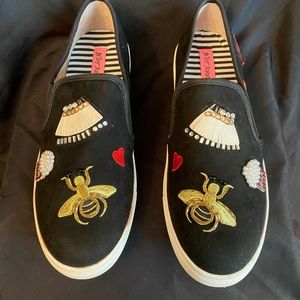Betsy Johnson cooper beaded sneakers